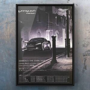 当時物 Aston Martin Vanquish Carbon 広告 /ヴァンキッシュ アストンマーチン ノベルティ ホイール カスタム カーボン エアロ パーツ 1/18