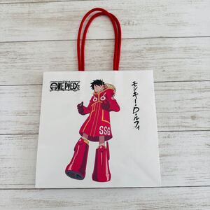 【非売品】ワンピース×にしかわ　コラボ紙袋　ショップ袋　モンキー! D・ルフィー