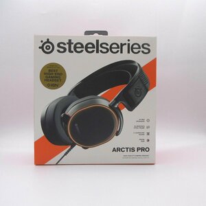 1円スタート SteelSeries ゲーミングヘッドセット arctis pro マイク付き 有線ヘッドホン