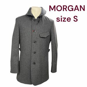 美品　MORGAN モルガン　グレー 美形　コート Sサイズ　