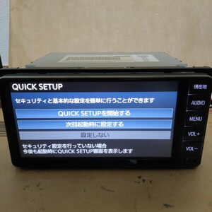 トヨタ 純正 ナビ NSCN-W68 2024年度 春版 地図 CD Bluetooth SD AUX