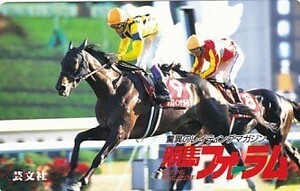 ●競馬フォーラム ダンスインザダークテレカ