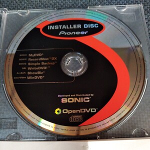 pioneer installer disc SONIC MyDVD など　CD 未チェック