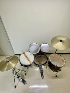 E606-M24-541 【引取推奨】 ドラムセット TAMA 楽器 バンド drum set ジャズ 打楽器 シンバルセット スティック付き