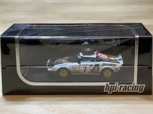 【新品：未開封】hpi 1/43 ランチア ストラトス HF No.7 1977年 サファリラリー・3位 [Lancia Stratos HF] 8237