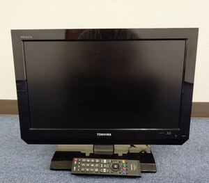 R-01163 TOSHIBA 19A2 REGZA 東芝 液晶カラーテレビ 2011年製 リモコン付 通電確認済 015