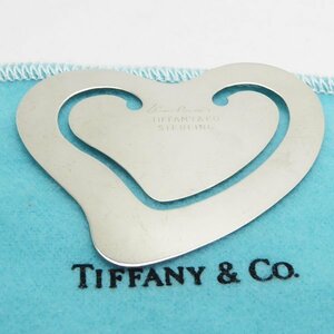 美品箱付 TIFFANY＆Co. ティファニー エルサペレッティ SV925 ハート ブックマーク