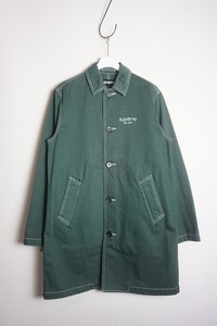 新品 国内正規 希少 18SS Supreme シュプリーム Washed Work Trench Coat ワーク ショップ トレンチ コート ジャケット 緑 S 本物1113O▲