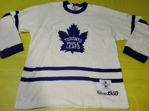 NHL TORONTO MAPLE LEAFS CCM メイプルリーフス ニットユニフォーム