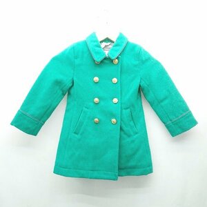 ◇ petit bateau キッズ 子供服 ピー イカリボタン カジュアル 長袖 コート サイズ102cm グリーン レディース メンズ E