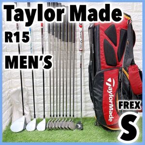 テーラーメイド R15 メンズクラブ ゴルフセット キャディバッグ付き 右利き Taylor Made オデッセイ 初心者