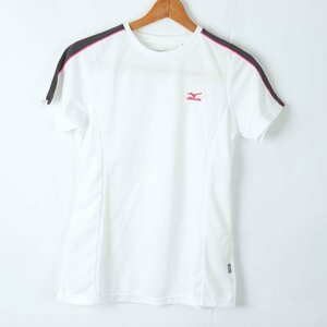 ミズノ Tシャツ 半袖 メッシュ 練習着 スポーツウエア トップス レディース Mサイズ ホワイト Mizuno