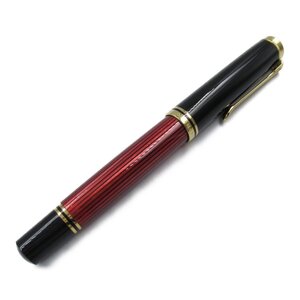 ペリカン スーベレーンM800ボルドー 万年筆 ブランドオフ Pelikan K18WG（ホワイトゴールド） 万年筆 中古 メンズ レディース