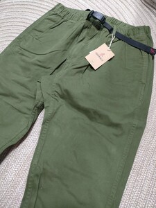 新品 定価14300 GRAMICCI ロングパンツ NN-PANTS タイトクロップド XL オリーブ グリーン ストレッチ グラミチ パンツ メンズ 