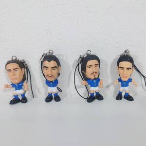 CORINTHIAN　コリンシアンサッカー選手　イタリア　フットボール　フィギュアストラップ４種　CANNAVARO/PERROTTA/GATTUSO/INZAGHI