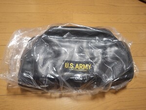 タチバナ 立花 US ARMY アーミーバッグ サイドバッグ ブラックレザー（検Z1 Z2 マッハ KH SS GT380 Z400FX GSハーレー金ロゴ 新品 当時昭和