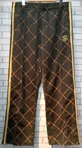 SCHOTT ショット LOGO PATTERN JERSEY PANTS ロングパンツ XLサイズ