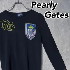 Pearly Gates パーリーゲイツ ウール ゴルフ ウェア ロゴ 長袖