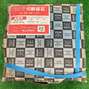 使えました！ （20枚入）Φ305 切断砥石 305x4x22 金属用（丸棒 銅管 形鋼 ）など 高速カッター ワキタ ドイツ製 PFERD 領収書 赤箱