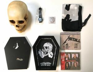 【2CD+スカルオブジェ+時計+コイン+フラッグ BOX】 METALLICA / ONE SKULL LIMITED BOX (輸入盤+国内盤 (23DP5438: 新品未開封) メタリカ