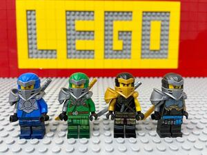 ☆ニンジャゴー☆ レゴ　ミニフィグ　ヒーロー　ロイド　ニャー　ジェイ　コール　( LEGO 人形 忍者 侍　B51521