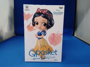 未開封品ですが、外箱潰れあり フィギュア バンプレスト 白雪姫 Q posket Disney Characters -Special Coloring vol.1- 「白雪姫」