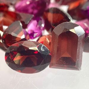 1円〜!!小粒!!☆天然ガーネットおまとめ150ct☆d 約30g ルース 裸石 宝石 ジュエリー jewelry garnet w3 66