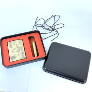 F831-K52-121▲【未使用】 Zippo ジッポ オイルライター 357 MAGNUM マグナム POLICE MODEL LAWMAN MarkIII ケース付き 火花あり