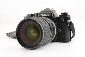 動作品 ニコン Nikon FE レンズ Zoom-NIKKOR 28-85mm f3.5-4.5 Ai-s 黒 ブラック MF 一眼レフ フィルムカメラ 管K9250