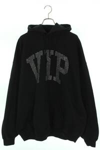 ヴェトモン パーカー UE54HD700G/VIP CRYSTAL LOGO HOODIE サイズ:M クリスタルロゴプルオーバーパーカー 中古 SS13