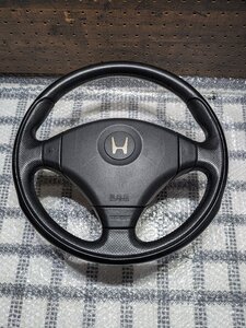 HONDA　アコードユーロR　CL1　純正 MOMOステアリング　本革 モモ 美品 希少 EK9 DC2 DB8　②