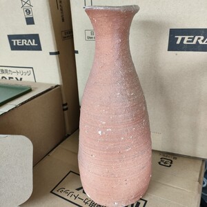 骨董品 花瓶 美術品　信楽焼　一輪挿