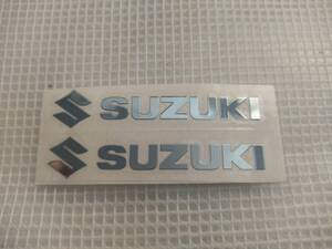 【ゆうパケット送料込】SUZUKI(スズキ) ステッカー 2枚組 縦1.2cm×横6cm　鈴木