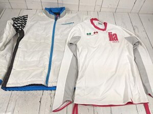 【7yt146】スポーツウエア レディース ディアドラ DIADORA 長袖シャツ◆中綿ジャケット◆Mサイズ◆S69