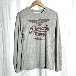 Denim&SupplyRalphLauren(USA)ビンテージコットンLS Tシャツ