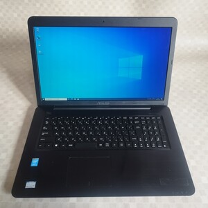 341111c★Windows 7,10,11 OS選択可 17.3” 1920x1080 ASUS X756U Core i5-6200U/メモリ4GB/HDD500GB/無線/USB3.0/HDMI/リカバリ作成