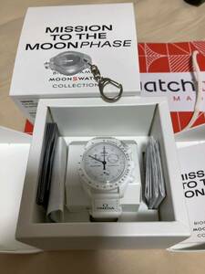 新品OMEGASWATCHSNOOPY Mission to the moon phase オメガ　スウォッチ時計