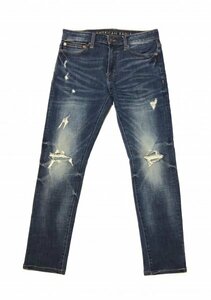 American Eagle アメリカンイーグル SLIM TAPER スリムテーパード ダメージ加工　ジーンズ デニムパンツ W30