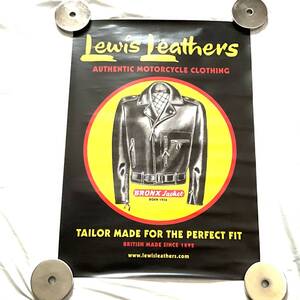 未使用　非売品ポスター　Lewis Leathers ルイス・レザー　２０００年代　当時もの 