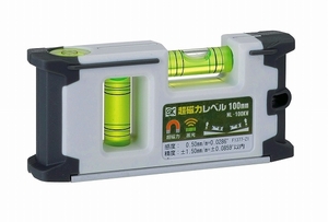 新潟精機 SK 超磁力レベル 白 100mm ML-100KW