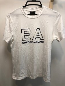 ◆エンポリオアルマーニ Tシャツ 半袖 丸首 クルーネック Sサイズ 3L1TFM 1JPZZ メンズ 白系 中古◆11928★