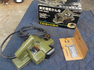 即決税0円中古保証付東芝電気カンナ82mm幅 MP-82C 研磨式