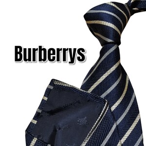 Burberrys　バーバリーズ　ネイビー系　ストライプ