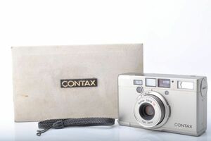 【美品】コンタックス CONTAX Tix シルバー 元箱付き 完動品 #m5