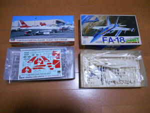 1/72 サニー　F/A-18　　ハセガワ　F-16B プラス　　２機セット　ジャンク品