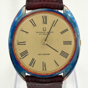 【ジャンク品】ユニバーサル・ジュネーブ Universal Geneve ギルトシャドウ Cal.1-66 566101 腕時計 自動巻き 【中古】