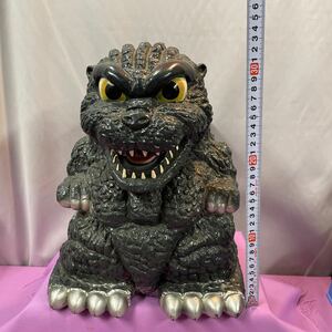 【ゴジラ】YUTAKA ユタカ ソフビ 貯金箱 でっかい貯金箱 縦約32cm