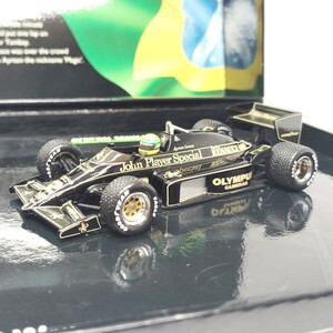 1/43 ミニチャンプス 9194個限定 JSP タバコ アイルトン セナ コレクション ロータス ルノー 97T ターボ 1985 Lotus Renault 1円〜 052302