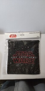 STARWARS 巾着 THE LAST JEDI スターウォーズ キャラクターポーチ