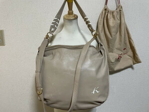 ●３５００円即決です●　　　Kitamura　キタムラ　２ＷＡＹ　レザーバッグ